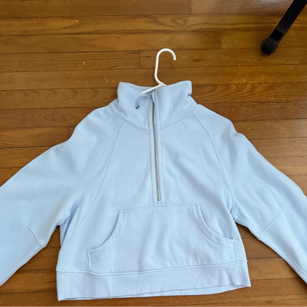 Lululemon scuba quarter zip funnel neck sweatshirt.